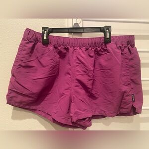 Patagonia Barely Baggies Shorts - 2.5” Inseam Women's Sz large purple/pink